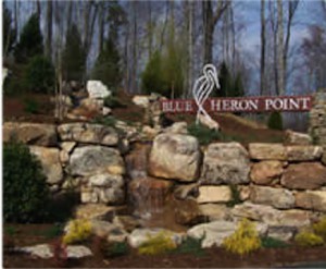 Blue Heron Point Sign